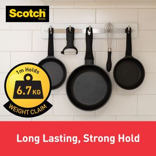 Băng keo cường lực 2 mặt màu xám khổ rộng 19mm Scotch 3M SB-BK414 - Nhiều kích thước, siêu dính, thẩm mỹ, chịu nhiệt cao