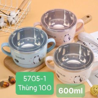 Bát Ăn Cháo Mì Phở kèm thìa siêu tiện lợi sỉ loại đặc biệt