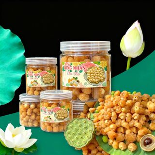 LONG NHÃN ÔM SEN - MÓN QUÀ SỨC KHỎE, ĐẬM ĐÀ HƯƠNG VỊ TRUYỀN THỐNG 350G - WINNIE HOUSE