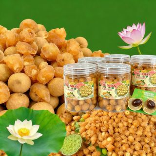 LONG NHÃN ÔM SEN - MÓN QUÀ SỨC KHỎE, ĐẬM ĐÀ HƯƠNG VỊ TRUYỀN THỐNG 300G - WINNIE HOUSE