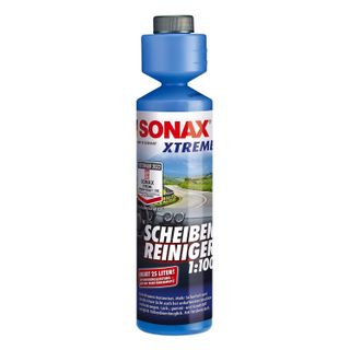 Dung dịch vệ sinh và làm trong kính lái đậm đặc 1:100 Sonax 271141/371141 250ml - rửa đèn pha XENON, đèn Plastic, tẩy vết côn trùng, các hạt nano làm trong kính, bảo vệ kính, không tạo vết sau khi gạt nước