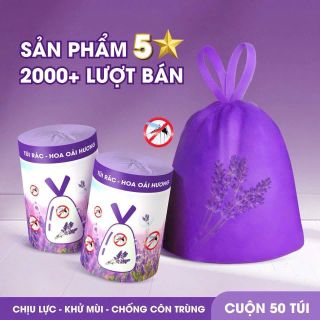 2 cuộn rác hoa oải hương