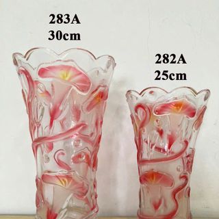 BÌNH CẮM HOA MÀU 25CM HOẠ TIẾT MÃ 282A,B,C