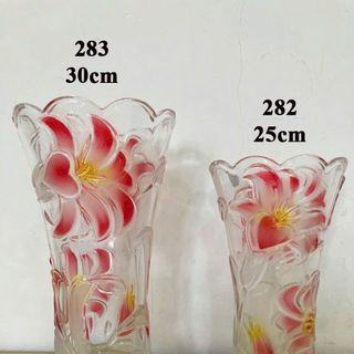 BÌNH CẮM HOA MÀU 25CM HOẠ TIẾT MÃ 282A,B,C