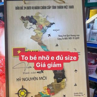 Bản đồ 34 đơn vị hành chính