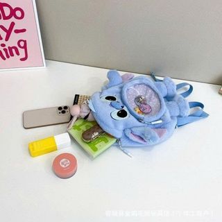 BALO LÔNG STITCH PHỐI KÍNH CHO BÉ GÁI MẦM NON - PIPI STORE