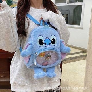 BALO LÔNG STITCH PHỐI KÍNH CHO BÉ GÁI MẦM NON - PIPI STORE