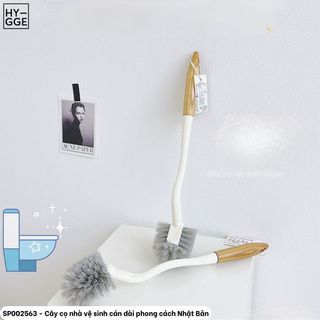 Chổi cọ vệ sinh bồn cầu toilet cán gỗ (THÙNG 100C)