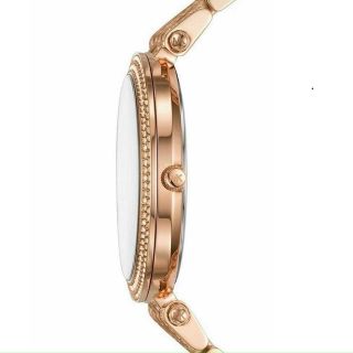 ĐỒNG HỒ NỮ CAO CẤP MICHAEL K ĐÍNH FULL ĐÁ DÂY THÉP GOLDROSE FULLBOX