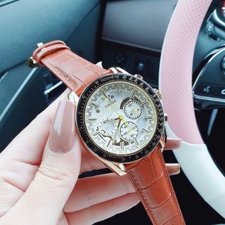 XẢ RẺ ĐỒNG HỒ NAM TRUNG CẤP ÔMEGHA DÂY DA CÁ SẤU FULL KIM