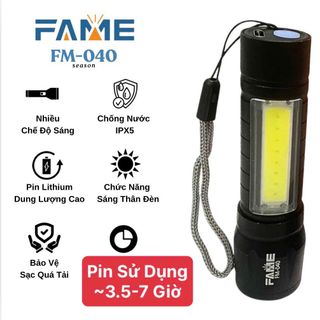 ĐÈN PIN CẦM TAY MINI SIÊU SÁNG FM-040