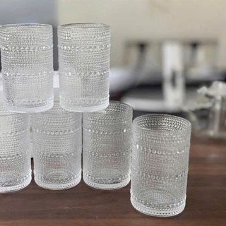 Bộ 6 Cốc Thủy Tinh Kim Cương Chấm Bi BM00915ZD1 - 440ml ( THÙNG 8B )