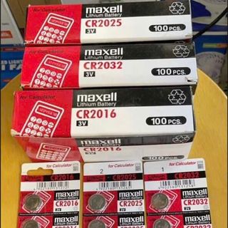 VỈ 5 PIN CR2032 MAXELL 3V LITHIUM