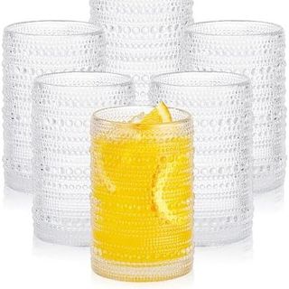 Bộ 6 Cốc Thủy Tinh Kim Cương Chấm Bi BM00915ZD1 - 440ml ( THÙNG 8B )