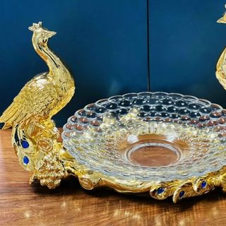 Đĩa Cặp Chim Công 887 (THÙNG 2C)