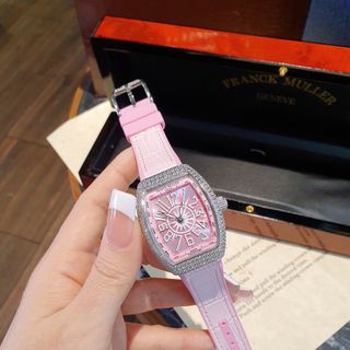 ĐỒNG HỒ NỮ CAO CẤP PRANCK VANGUARD V32 NIỀNG XOÀN DÂY DA NHIỀU MÀU