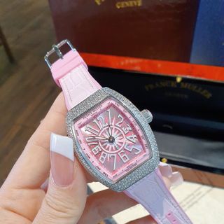 ĐỒNG HỒ NỮ CAO CẤP PRANCK VANGUARD V32 NIỀNG XOÀN DÂY DA NHIỀU MÀU