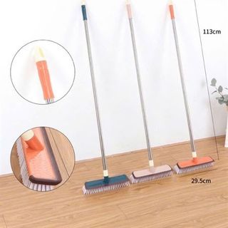 2623- Chổi Cán Sắt Sọ Sàn Có Gạt (Pincai) ( THÙNG 60C )