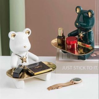 Gấu Decor Sứ Xanh , Trắng MD CC (THÙNG 24C)