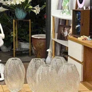 Lọ Hoa Thủy Tinh YT Trụ Bom Phản Quang ( THÙNG 16C )