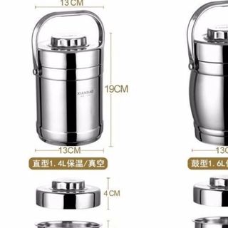 Cặp Lồng TRẮNG XANBO THẲNG 2000ML mẫu mới (24C/thùng)