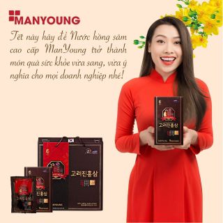 Nước hồng sâm man jeong hộp 30 gói