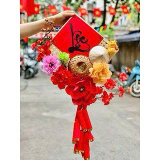 PHÊN TRE VUÔNG TRANG TRÍ TẾT (30x30)cm