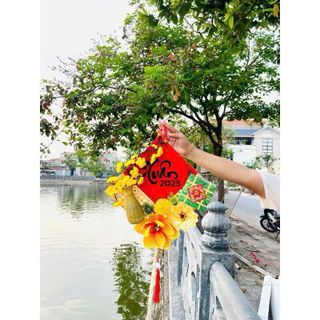 PHÊN TRE VUÔNG TRANG TRÍ TẾT (30x30)cm