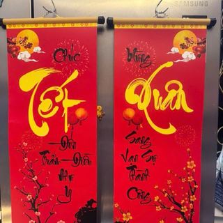 Cặp 2 Thư Pháp Treo Tết