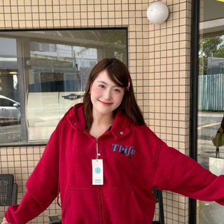 Áo khoác nữ Thifu chất nỉ xuất khẩu dày dặn mịn