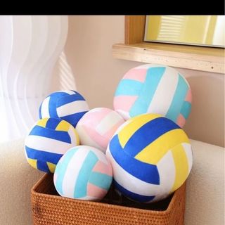 Bóng chuyền xanh trang Hồng 30cm