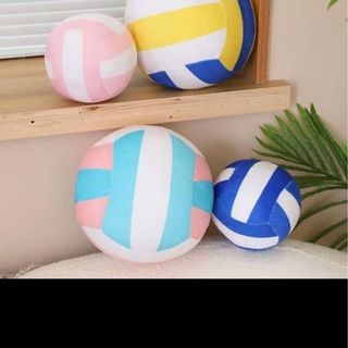 Bóng chuyền xanh trang Hồng 30cm