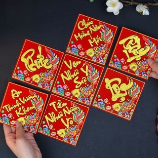 Set 10 Giấy Dán Dưa 10cm