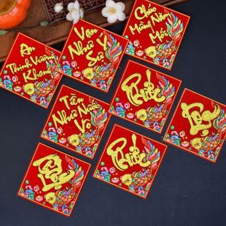 Set 10 Giấy Dán Dưa 10cm