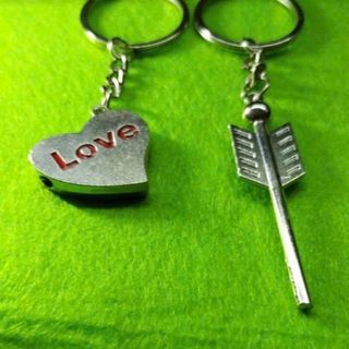 Móc khóa inox cặp đôi giá tốt