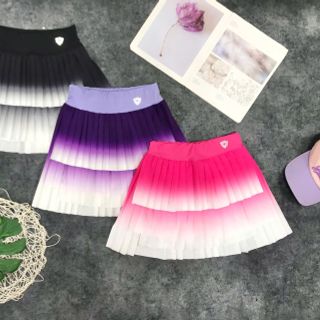 Váy loang tầng xếp ly dù chơi pickeball/ cầu lông/ golf/ tennis