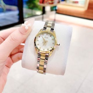 ĐỒNG HỒ NỮ CHÍNH HÃNG SCOTTIE MẶT TRÒN KIM CON ONG XOAY FULLBOX