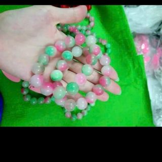 Vòng tay 14ly chuỗi đeo tay đá mẫu y hình nha sờ vào mát tay