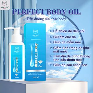 Tinh dầu Gừng PERFECT BODY OIL Minh Lady 100ml Hỗ trợ giúp Giảm khô rạn mất nước massage