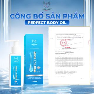 Tinh dầu Gừng PERFECT BODY OIL Minh Lady 100ml Hỗ trợ giúp Giảm khô rạn mất nước massage
