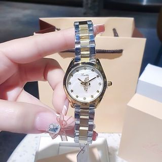 ĐỒNG HỒ NỮ CHÍNH HÃNG SCOTTIE MẶT TRÒN KIM CON ONG XOAY FULLBOX