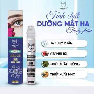 [HOT] Thanh lăn Dưỡng mắt HA Thuỷ phân Hỗ Trợ Giảm Thâm Quầng Mắt & Bọng Mắt [109k/c, 218k/2c tặng 1] Minh Lady 10ml