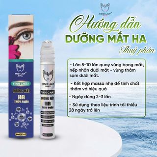 [HOT] Thanh lăn Dưỡng mắt HA Thuỷ phân Hỗ Trợ Giảm Thâm Quầng Mắt & Bọng Mắt [109k/c, 218k/2c tặng 1] Minh Lady 10ml