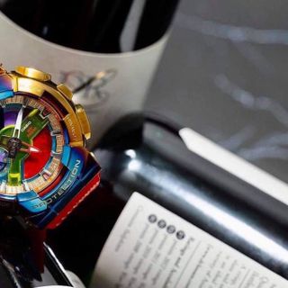 XẢ KHO ĐỒNG HỒ ĐIỆN TỬ CAO CẤP KASIO RAINBOW NIỂNG THÉP  FULLBOX