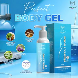 CAO GỪNG TAN MỠ PERFECT BODY GEL Minh Lady 150G - Giúp Cấp Ẩm Dưỡng Da Mềm Mại Mịn Màng