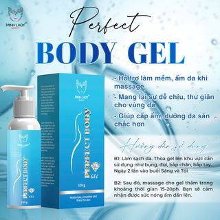 CAO GỪNG TAN MỠ PERFECT BODY GEL Minh Lady 150G - Giúp Cấp Ẩm Dưỡng Da Mềm Mại Mịn Màng