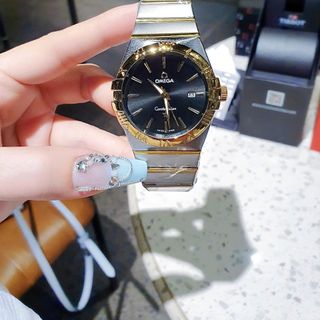 XẢ NHANH ĐỒNG HỒ NAM NỮ TRUNG CẤP ÔMEGHA VIỀN BEZEL KHOÁ BƯỚM