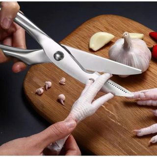 KÉO CẮT GÀ BẰNG THÉP CÓ MÓC GÀI KHOÁ 25X4.5CM