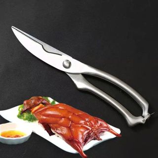 KÉO CẮT GÀ BẰNG THÉP CÓ MÓC GÀI KHOÁ 25X4.5CM