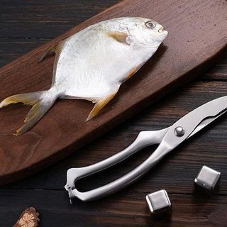 KÉO CẮT GÀ BẰNG THÉP CÓ MÓC GÀI KHOÁ 25X4.5CM